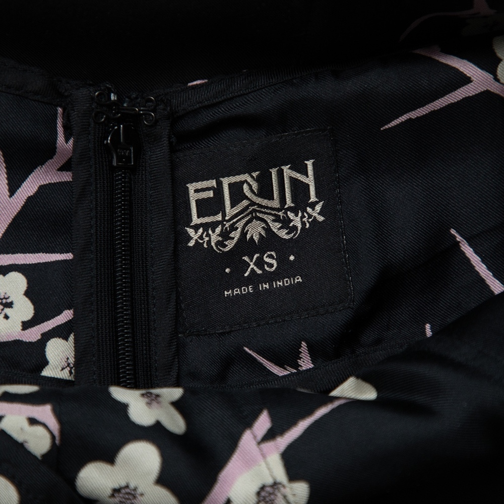 EDUN Floral Silk Mini Dress Slip - XS - Picture 3 of 3